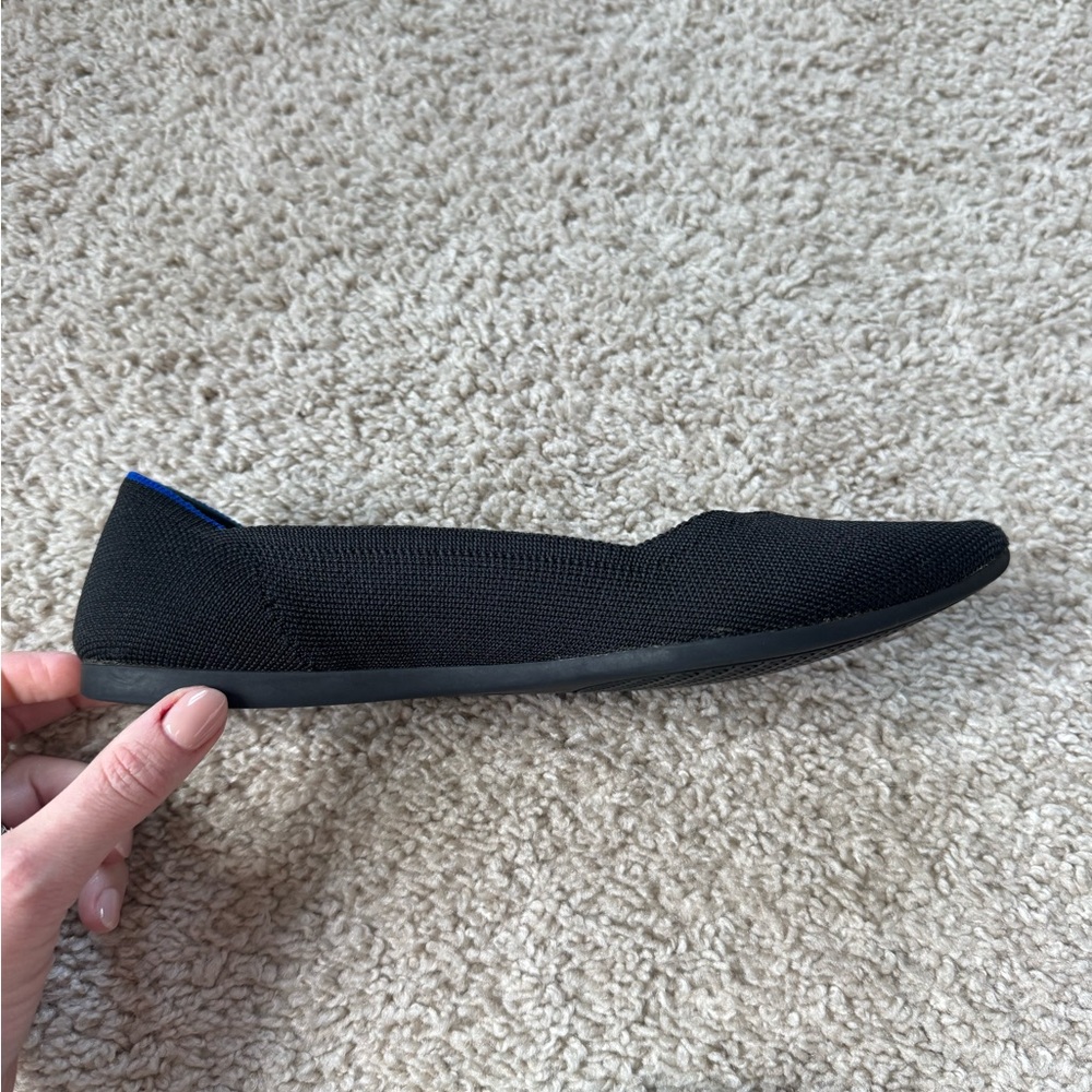 Rothy's Point Black Women's Flats 9.5 - Picture 8 of 8